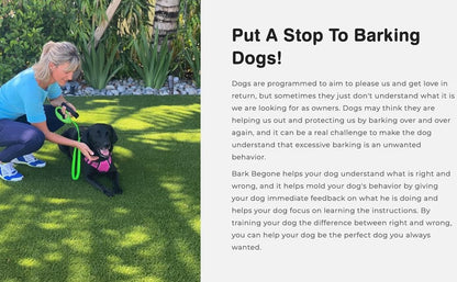 Ultrasonic Dog Bark Deterrent & Behavior Corrector - Stop Barking, Jumping, Aggression without Yelling -Just Point & Press! Backed by Kevin Harrington from Shark Tank (White Rechargeable)