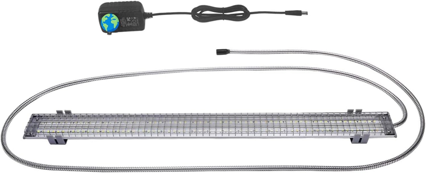 - Bird Cage Light for Soft Bill & Hook Bill Birds- Full Spectrum LED Pet Lamp (24" Hookbill Light)